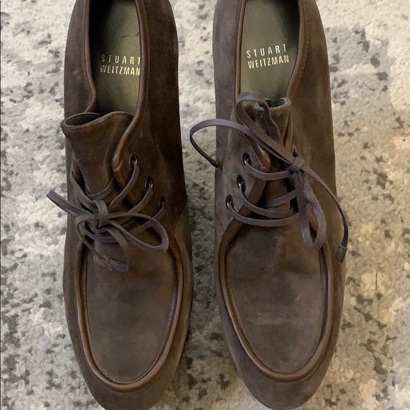 Stuart Weitzman Platform Booties sz 10 - Picture 2 of 6